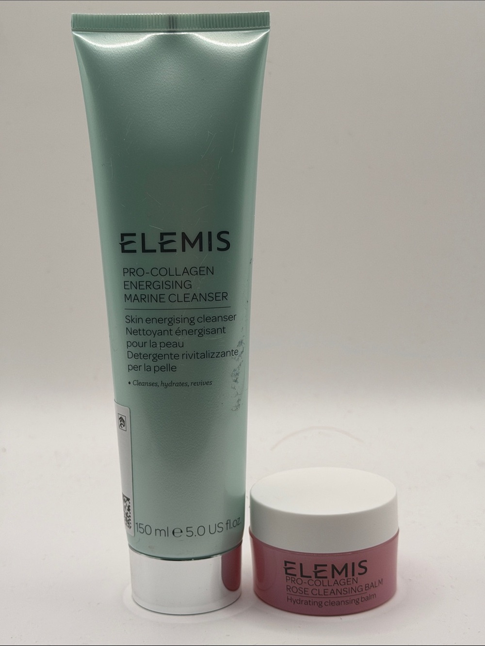 ELEMIS PRO-COLLAGEN ENERGISING MARINE CLEANSER Lg.5 Oz+Bonus Rose Balm Mini NEW!